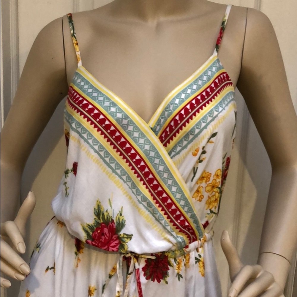 FLORAL PRINT MAXI BOHO DRESS - Picture 6 of 10